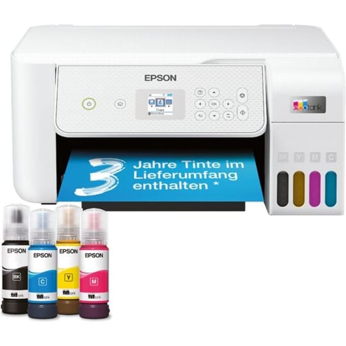 Epson EcoTank ET-2876 - All-in-One Inkttank Printer - Inclusief tot 3 jaar inkt - Wit