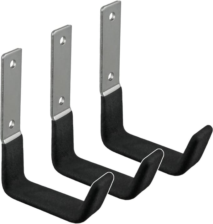 Maclean MC-435 - Set van 3 stuks Ophanghaak - Wandmontage - Staal - Max. 15kg