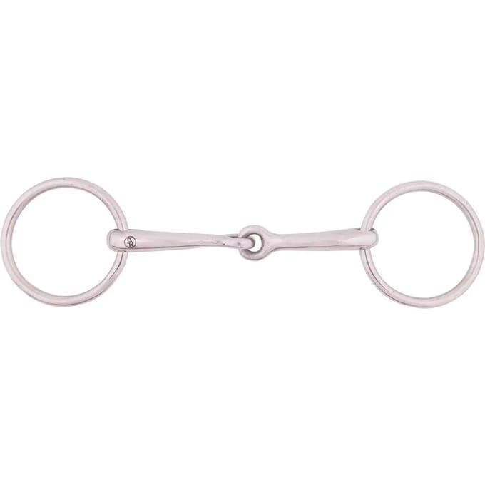 BR Enkel Gebroken Onderlegtrens Massief RVS 13 mm . - 15 CM
