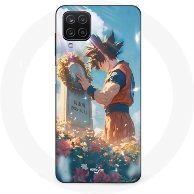 Coque - Akira Toriyama - Galaxy A12 - Souple - Noir - Son Goku