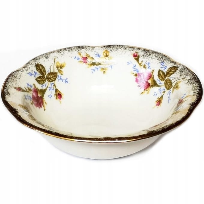 Kamellia Saladekom 16cm Wit Porselein - Handgemerkt