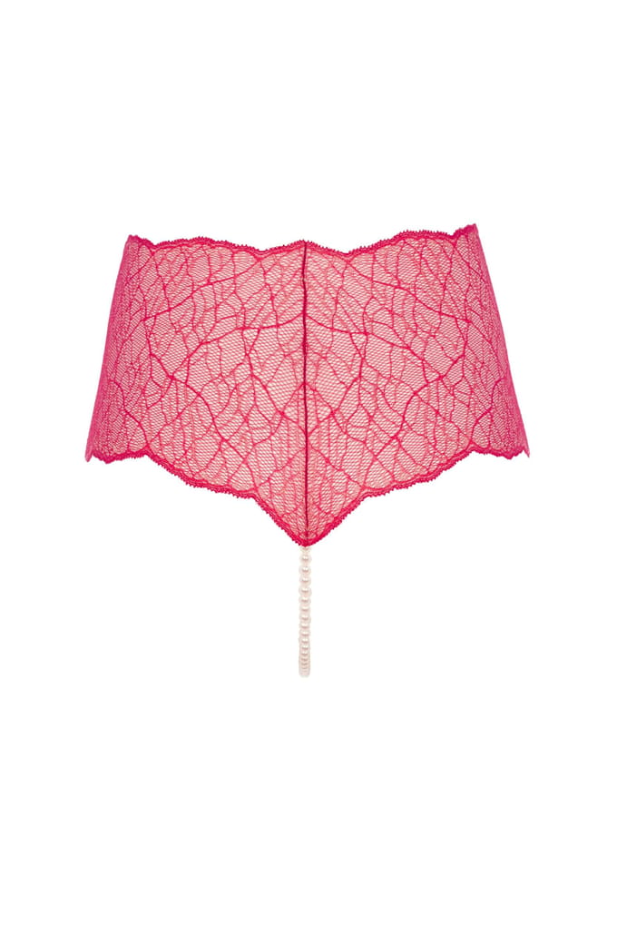 Bracli | Panty Parel String Rood | Luxe Lingerie Maat Plus