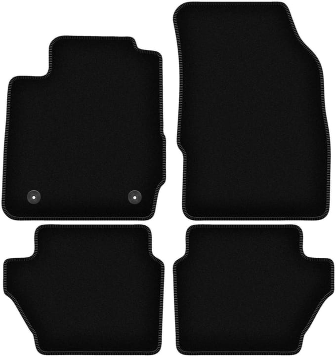 BASIC zwarte veloursmatten voor: Ford Fiesta MK7 hatchback (2011-2017)