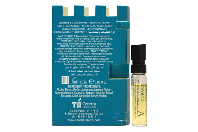 V Canto, Curaro, Extrait De Parfum, Unisexe, 1,5 ml *Fiole