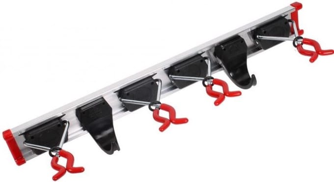 Wovar Gereedschapshouder | Rail 50 cm / 4 Houders 2 Haken | Per Set