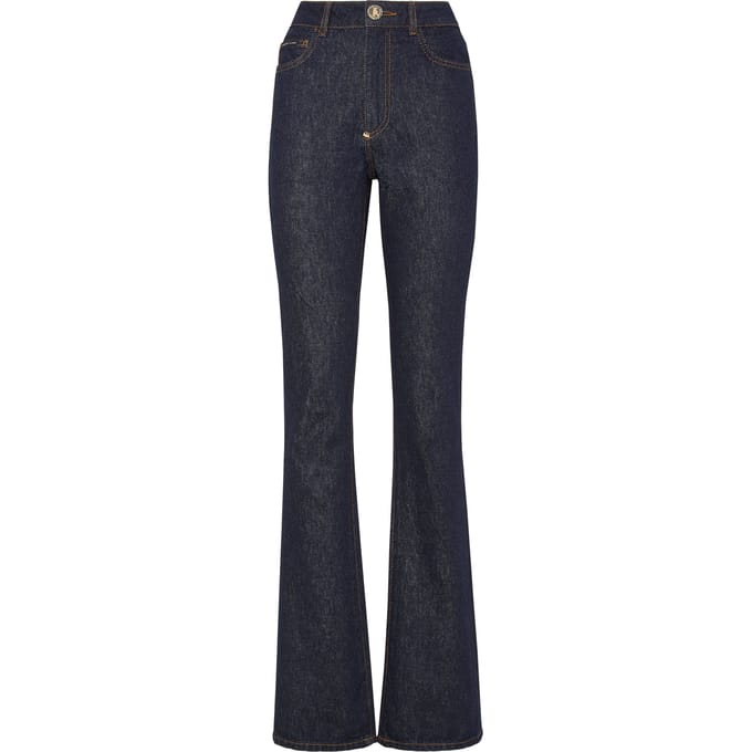 Jeans Flare Fit Skull