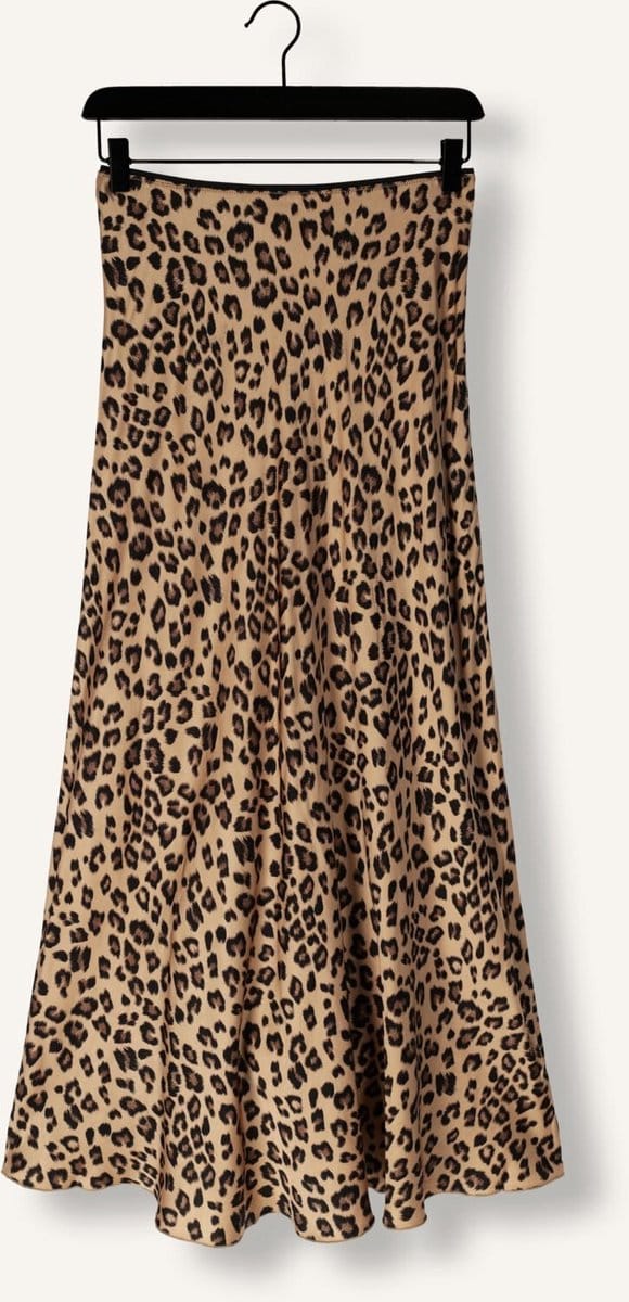 MSCH Copenhagen Mschclarette Irida Skirt Aop Rokken Dames - Bruin - Maat XS