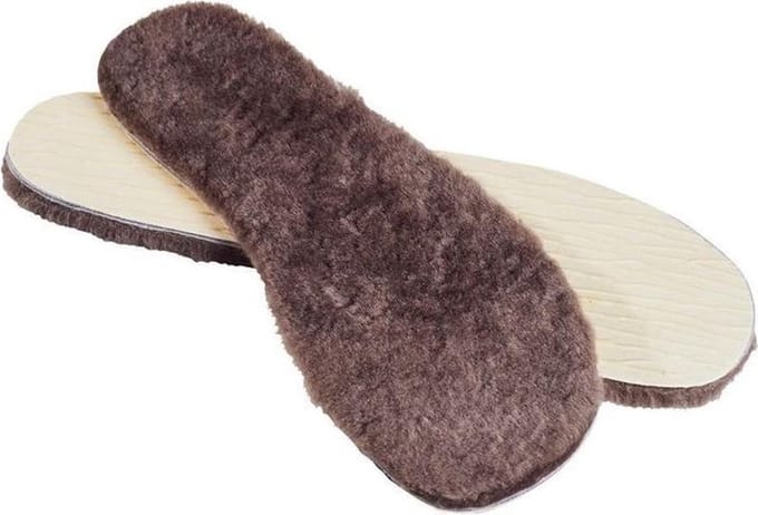Fellhof Unifit lamsvacht inlegzolen met antislip maat 37