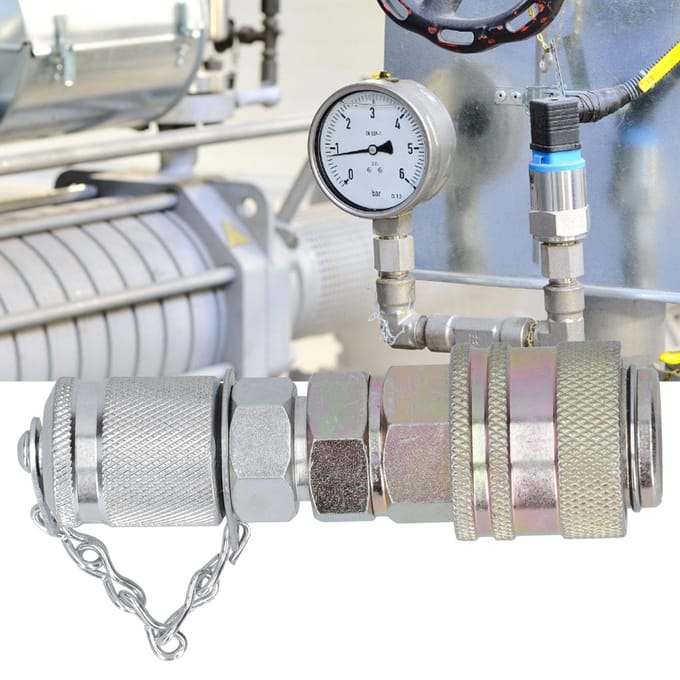 Snelkoppeling Connector Hydraulische Druk Testadapter Industriële Benodigdheden G18