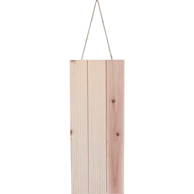 VBS Decoratief houten paneel met ophanging - ca. 20 x 50 cm