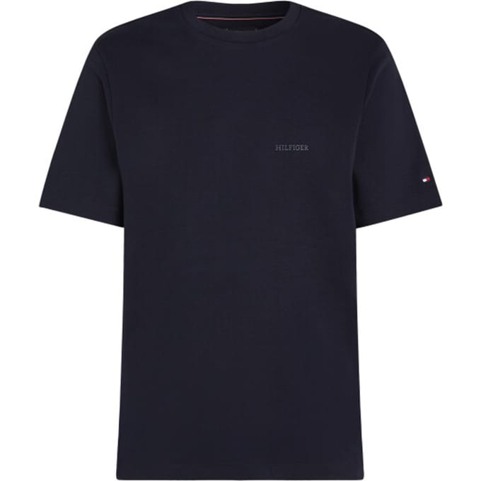 Tommy Hilfiger Soft Touch Light Interlock Tee Navy Blue Taglia: S | Magliette basic Outlet | Uomo | Blu