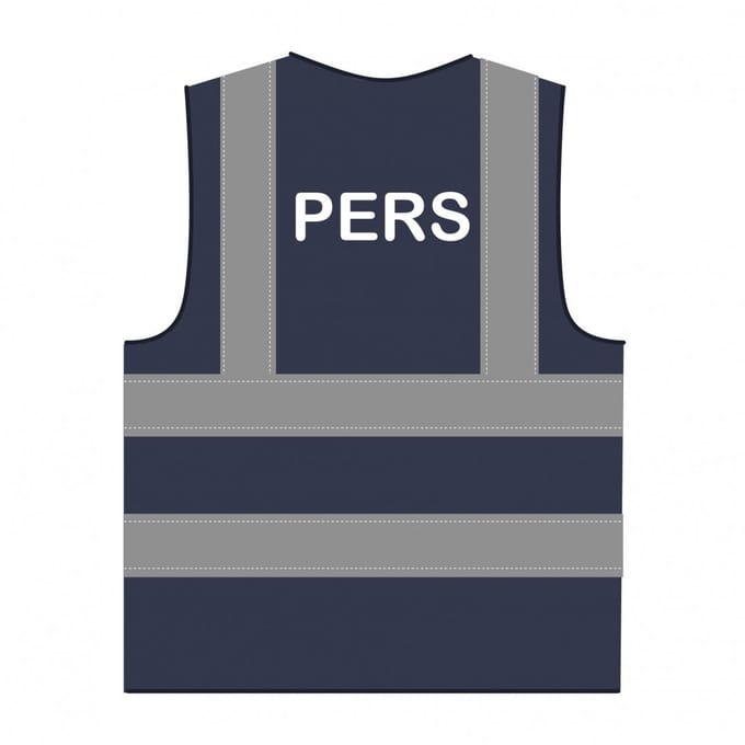 Pers hesje RWS marineblauw