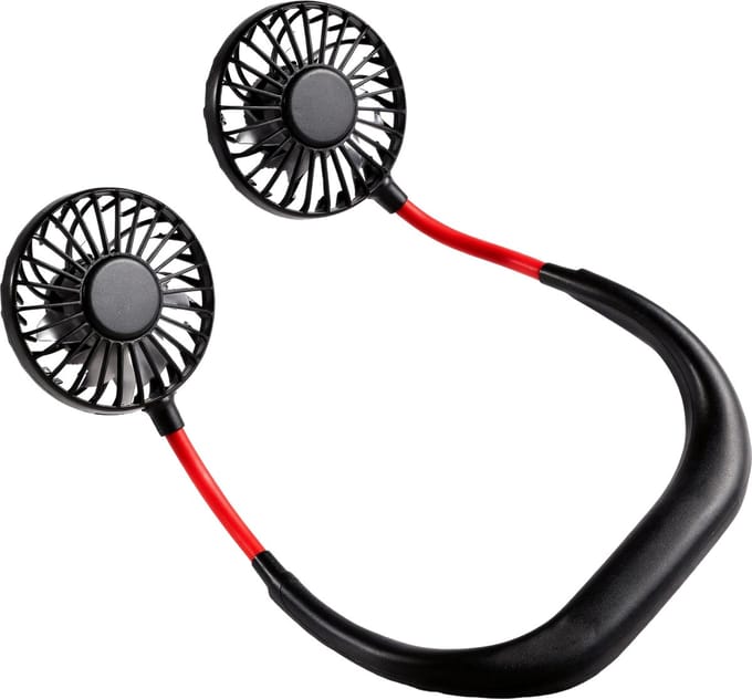 Draagbare Ventilator Headset - Wandelen - Hardlopen - Sport - Kantoor - Tafel
