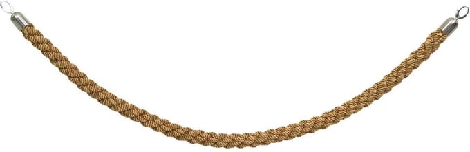 Securit® Classic verchroomd gevlochten touw in brons