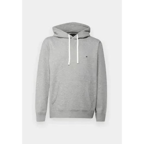 Tommy Hilfiger heren hoodie katoen - grijs