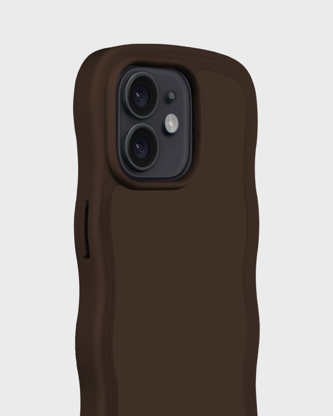 Phone Case Wavy Chocolate iPhone 12