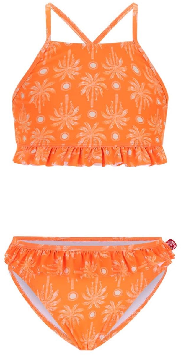 Just Beach J602-5015 Meisjes Bikini Palm tree ao Maat 158-164