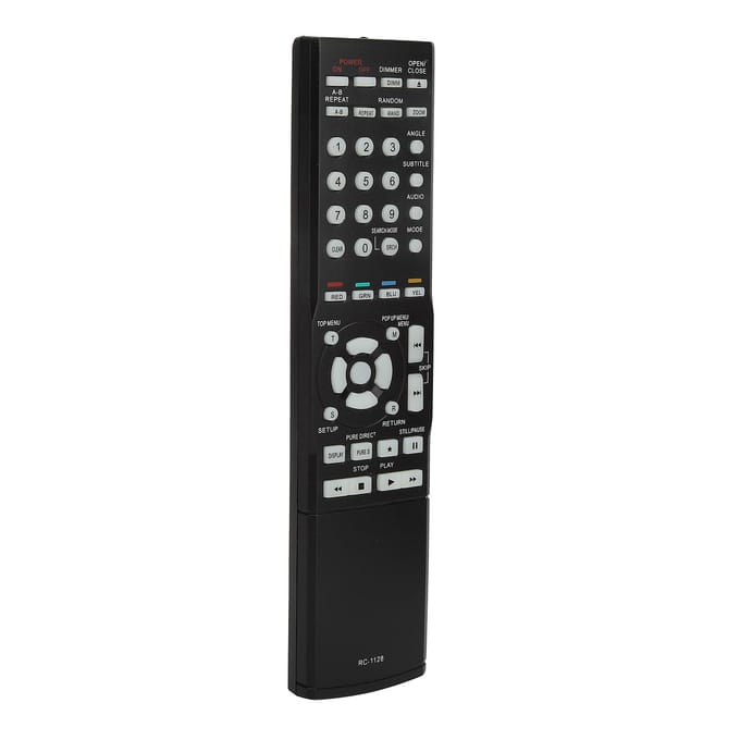 Télécommande de rechange pour lecteur DVD compatible avec les lecteurs DENON RC‑1128 o gray