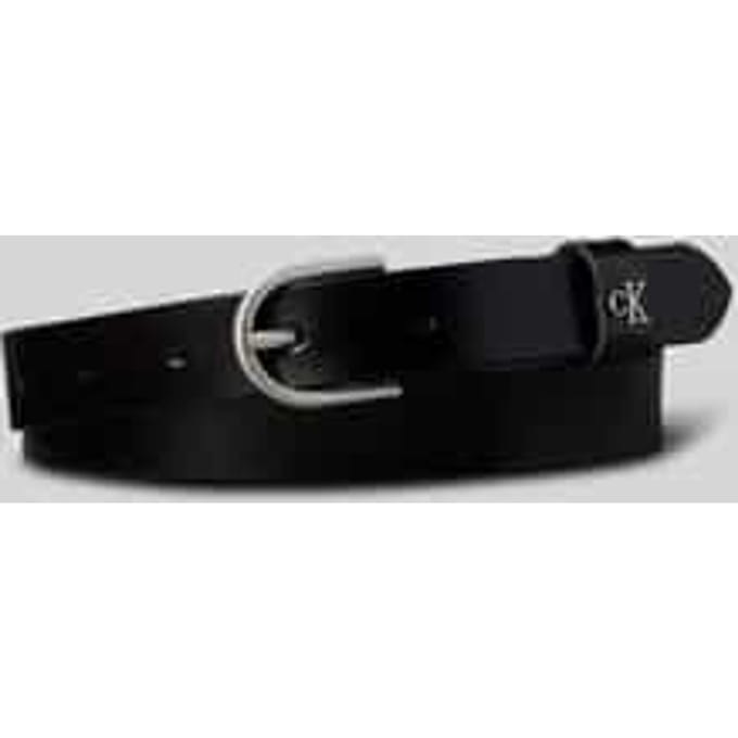 Riem van echt leer met logodetail