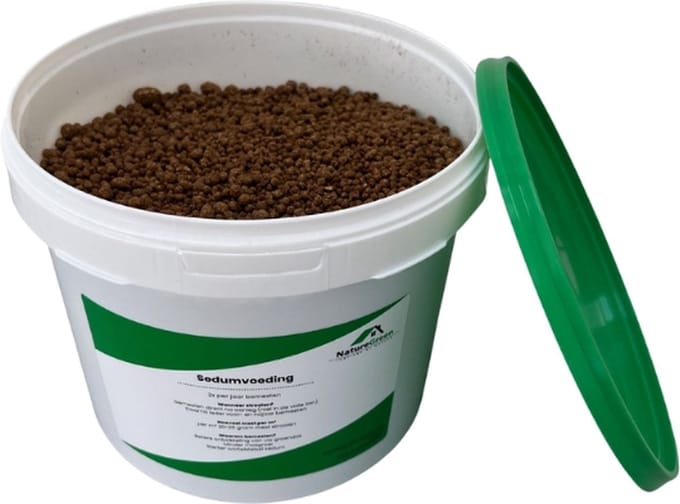 Sedum mest - NatureGreen - mest voor sedumdak - 10 Liter