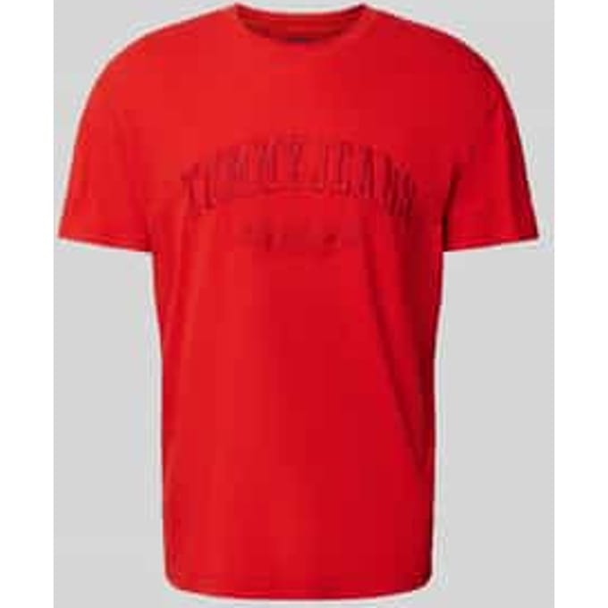 T-shirt met labelstitching