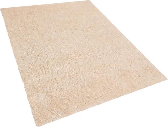 DEMRE - Shaggy vloerkleed - Beige - 160 x 230 cm - Polyester