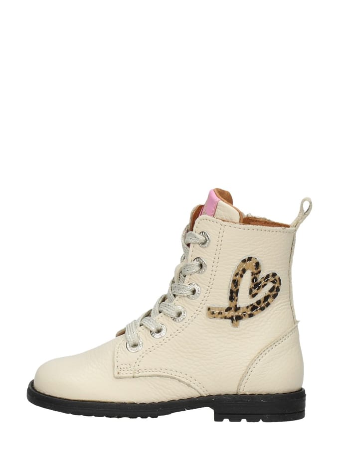 Develab Veterschoen hoog Veterschoen hoog - Beige - Maat 25