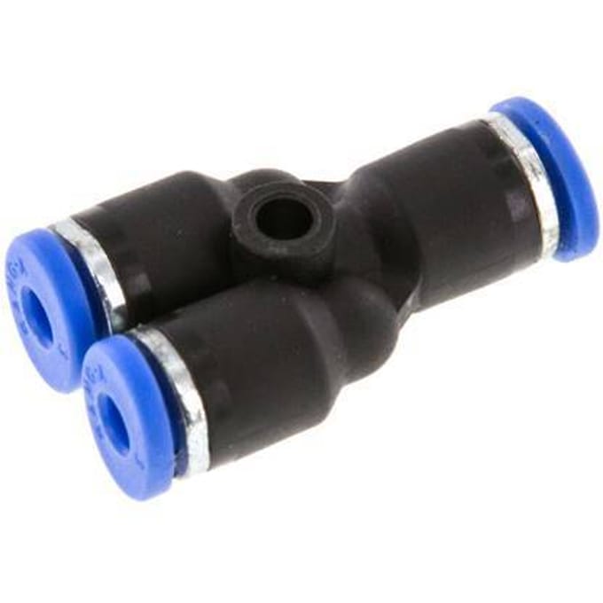 3mm Y-koppeling PA 66 Insteekfitting NBR [2 Stuks]