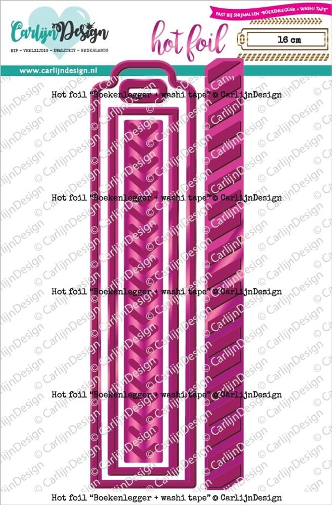 Hot foil Boekenlegger