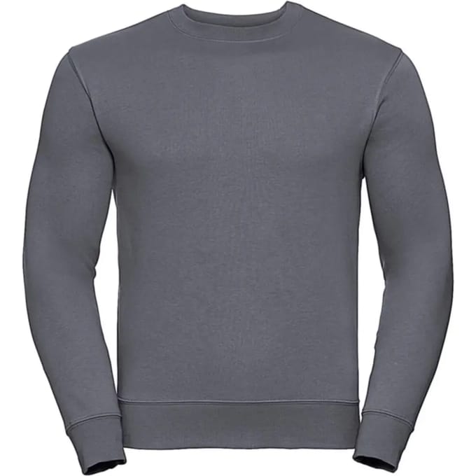 Authentic Crew Neck Sweater 'Russell' Convoy Grey - M