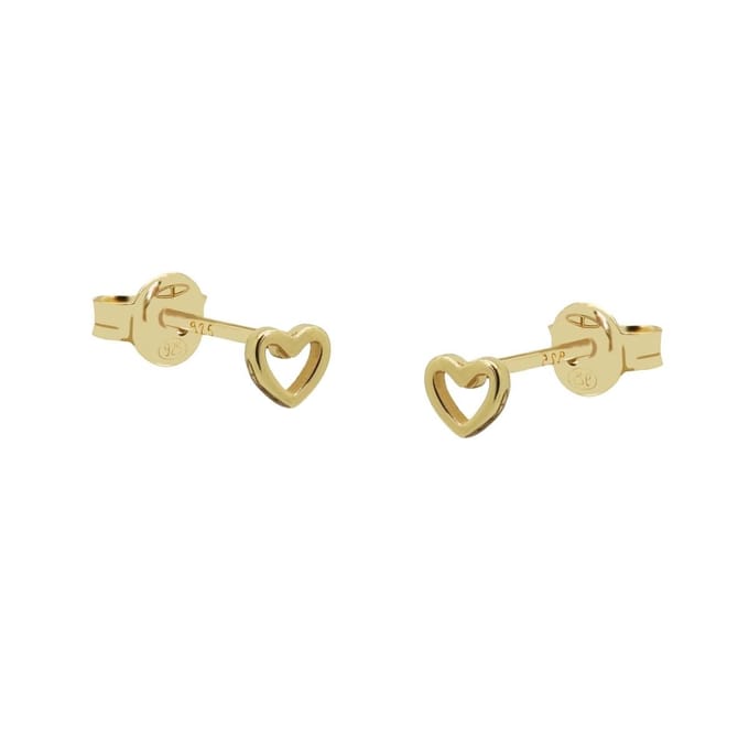 Karma Oorknoppen symbol open hearts Goud