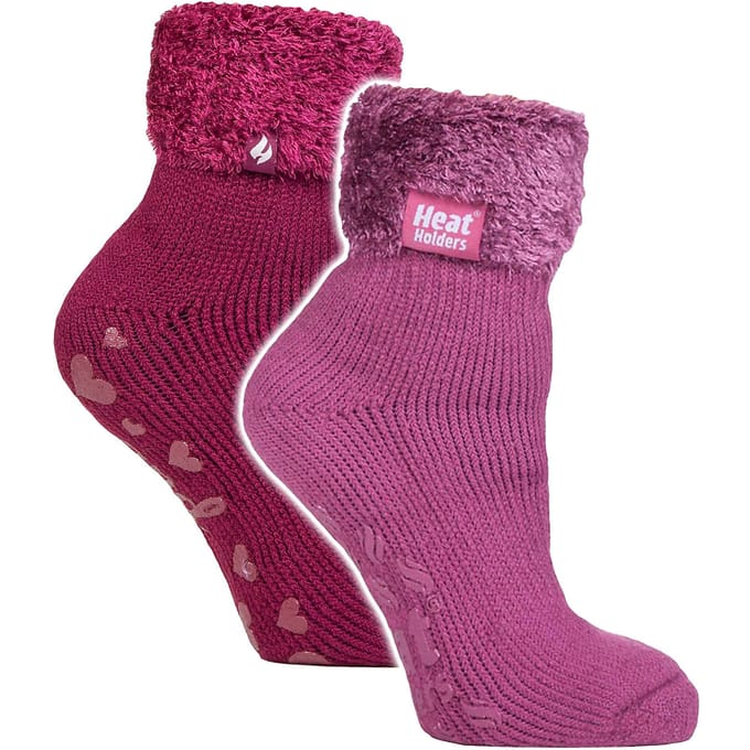2-pack Dames Zachte Lounge Sokken met Antislip