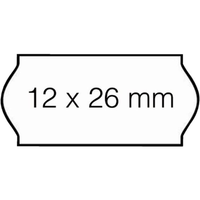 Prijsetiket 12x26mm open-data c6 permanent wit 1500 stuks