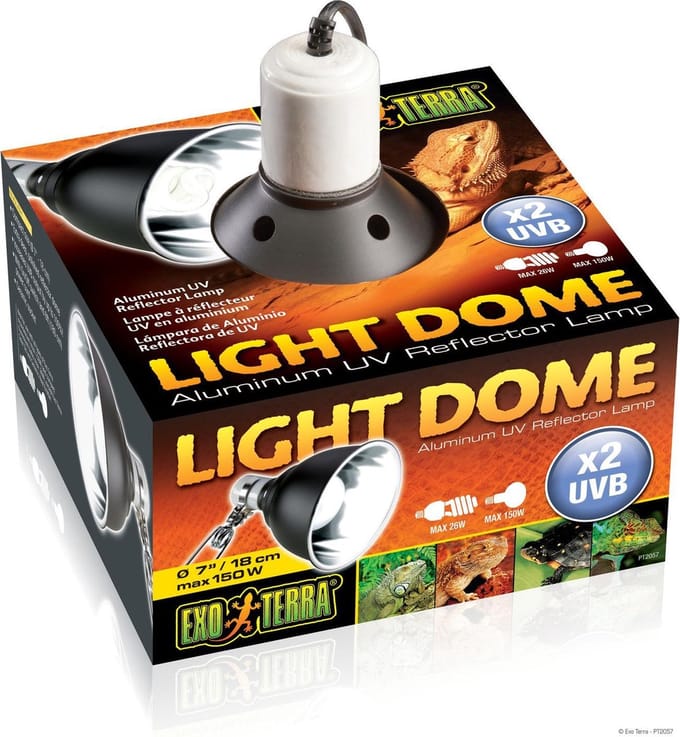 Exo Terra - Terrarium Verlichting - Aluminium Lampreflector - 18cm
