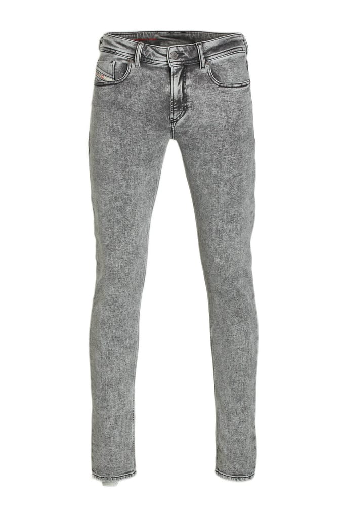 Diesel skinny jeans Sleenker 09d8902 grijs