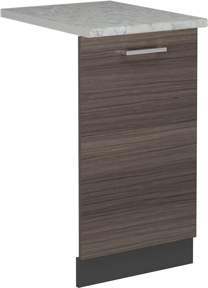 Vicco R-Line Vaatwasserfrontpaneel – 45 cm, WB Marmer Edel grijs