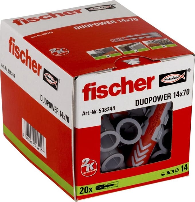 Fischer plug Duopower 14x70mm