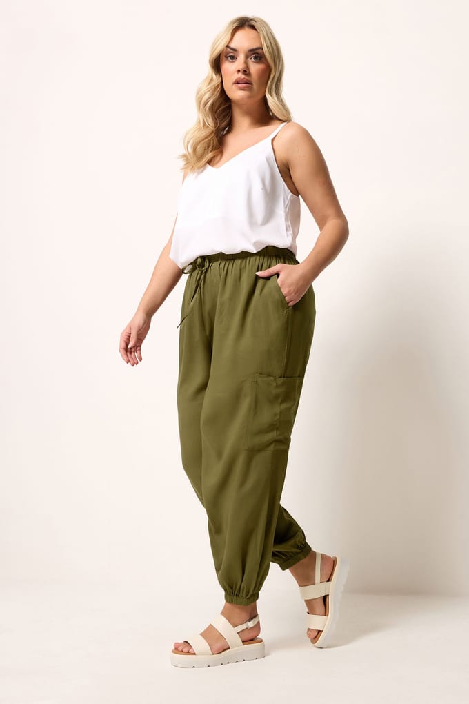 Yours Groene Cargo Ballonbroek Size 42