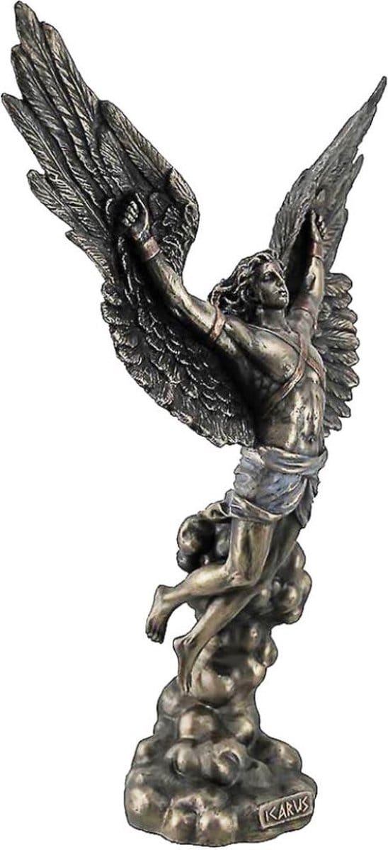 Veronese Design - Vlucht van Icarus Gebronsd Beeld - (hxbxd) 32cm x 24,5 cm x 9,5 cm