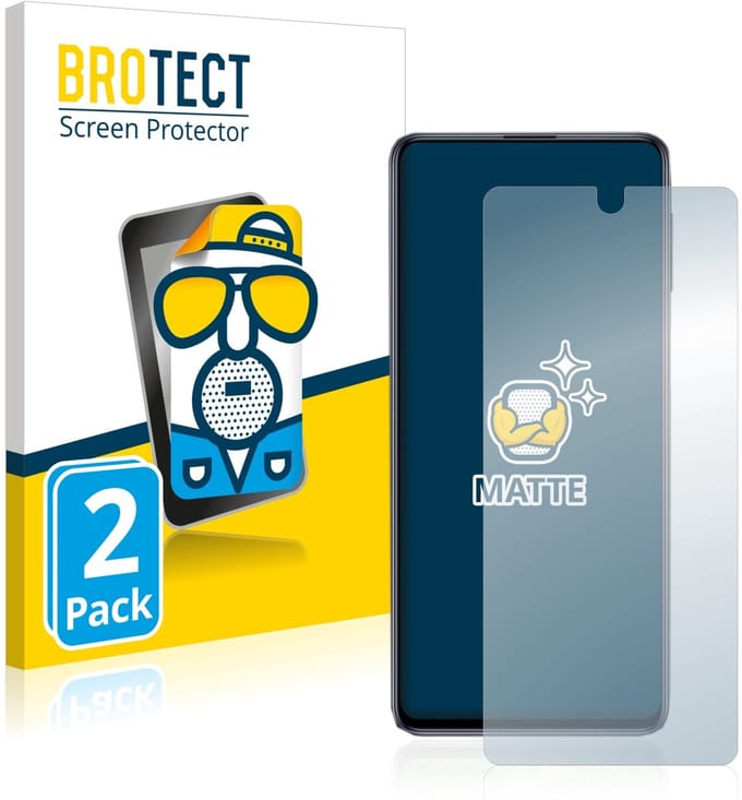 BROTECT - Screenprotector voor Samsung Galaxy M31s - Folie Beschermfolie matte 2 Stuks