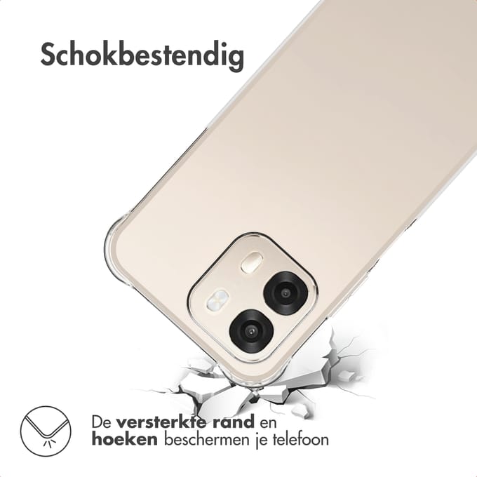 imoshion Hoesje - Geschikt voor Oppo A6 (5G) - Shockproof Case - Transparant