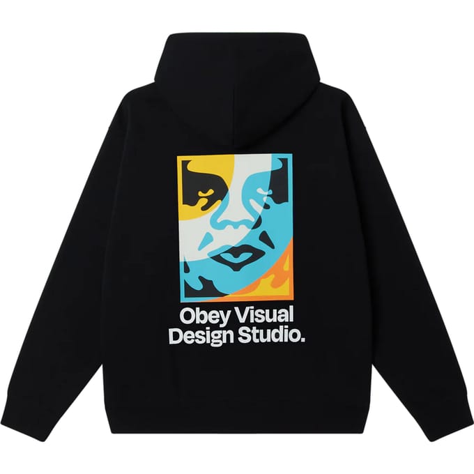fenol Obey visueel ontwerp studio fleece - zwart