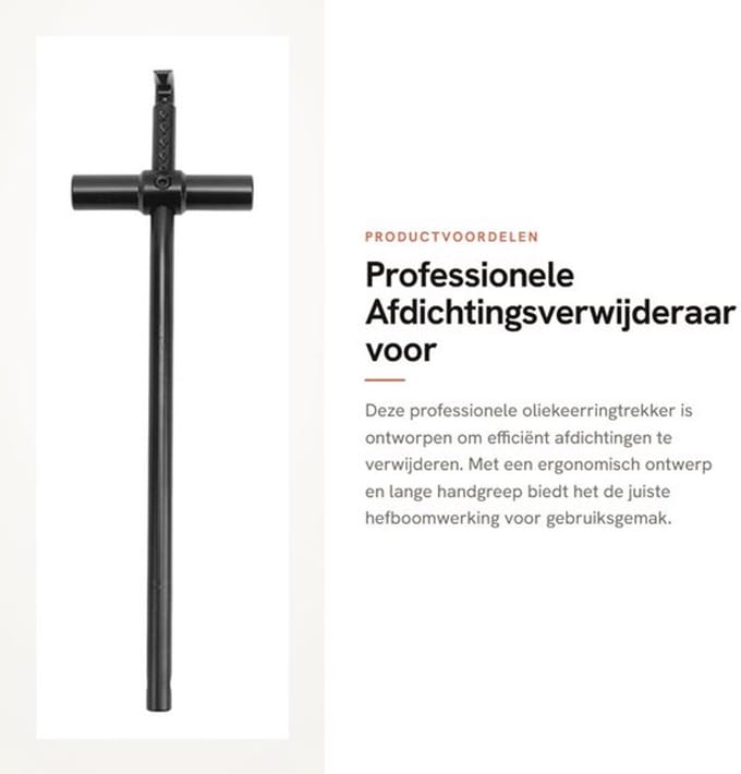 Professionele Afdichtingsverwijderaar voor Motorfietsen