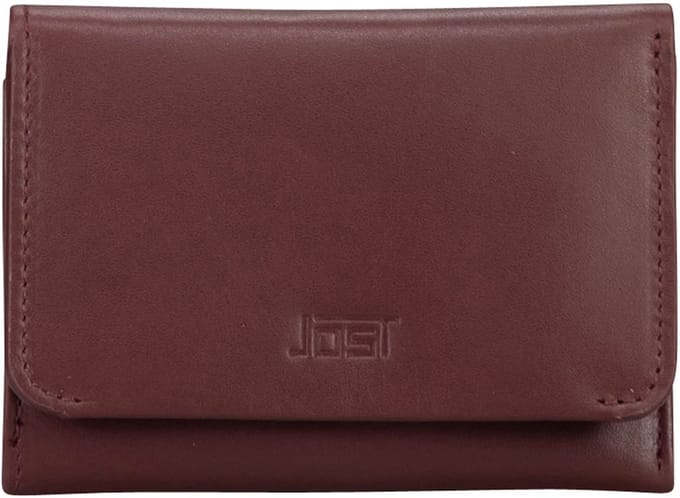 JOST Leren portemonnee Arva Slg Wallet Wine wijnrood