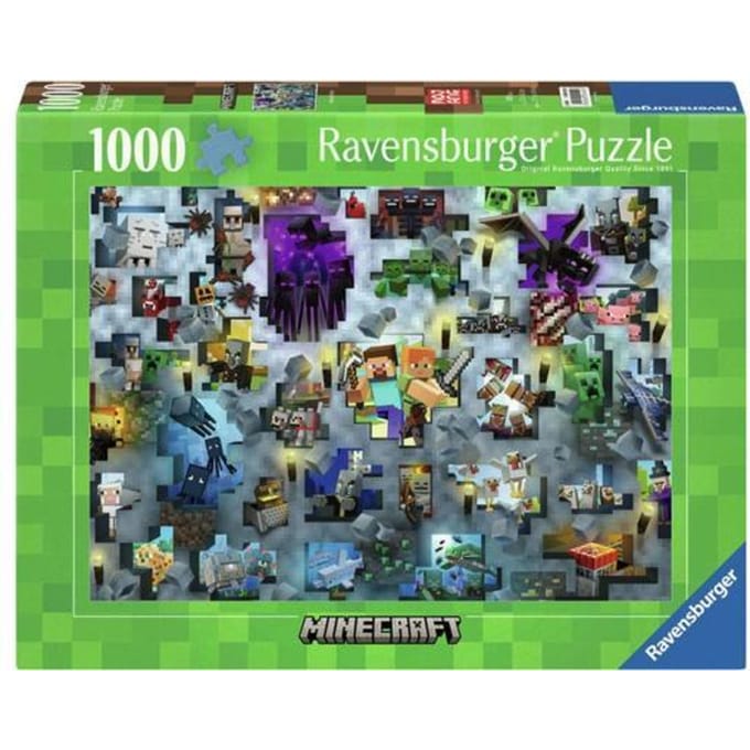 Ravensburger Minecraft Bendes 1000 stukjes Volwassenen puzzels