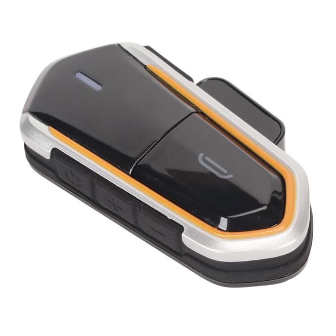 Casque Bluetooth antibruit HiFi stéréo IP54 étanche sans fil pour moto black
