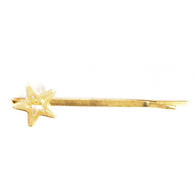 Haarschuifje - Ster - Goudkleurig - 7 Centimeter - Glamourous