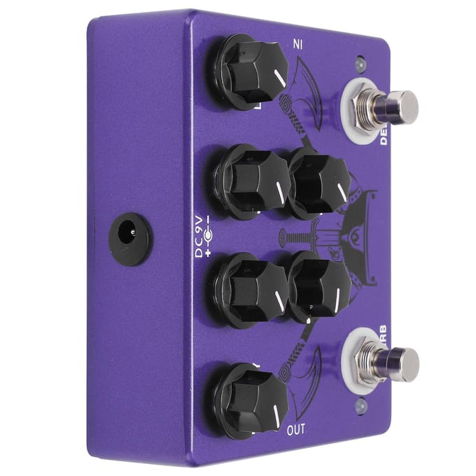 Gitaareffectpedaal Reverb Digitale Delay 2-in-1 True Bypass Enkel Instrument Accessoire CP?80 black