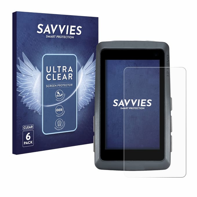 Savvies - Screenprotector voor Sigma ROX 12.1 EVO - Folie Beschermfolie transparant 6 Stuks