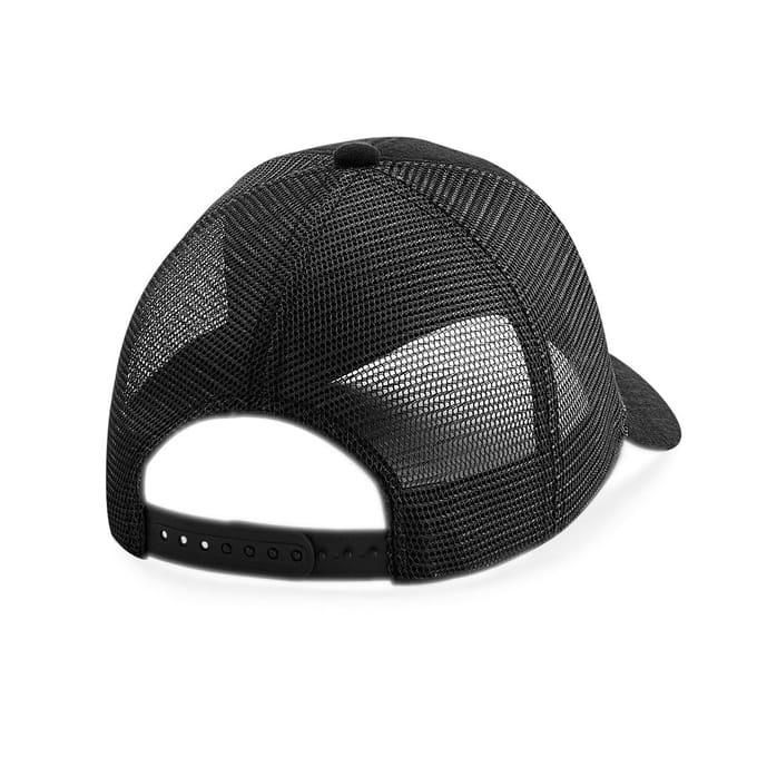Beechfield Volwassenen Unisex Jersey Athleisure Trucker Cap (Zwart)
